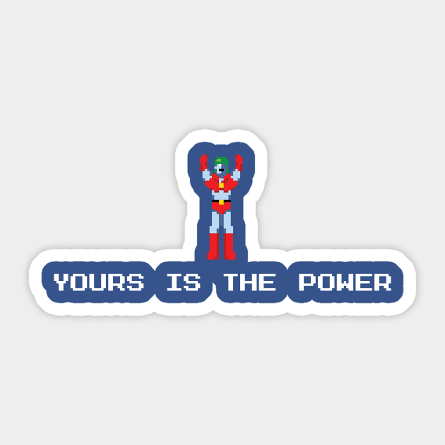 Yours Is The Power Sticker by thom2maro